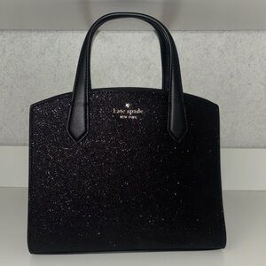 Kate Spade Black Sparkle Satchel